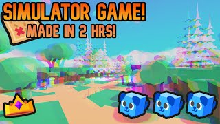 I made a simulator game in 2 hours [upl. by Aivizt991]