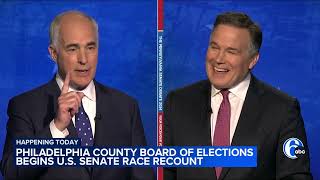 Philadelphia County Board of Elections begins US Senate race recount [upl. by Clougher]