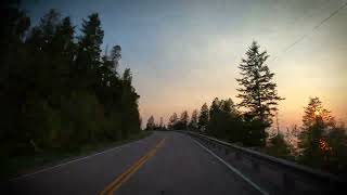 Flathead Lake Montana Time Lapse Drive [upl. by Atirrehs]