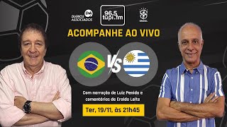 BRASIL 1 x 1 URUGUAI  Eliminatórias SulAmericanas  12ª rodada  19112024  AO VIVO [upl. by Aiouqes]