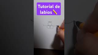 Tutorial de labios✏youtube [upl. by Marolda19]