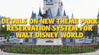 New Reservation System for Theme Park Visits to Walt Disney World Resort Details  Disney News [upl. by Tewell]