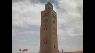 Adhan appel à la prière depuis la mosquée Koutoubia de Marrakech [upl. by Attenoj605]