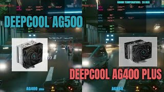 Deepcool ag400 plus vs ag500 Ryzen 3600 [upl. by Lareena440]