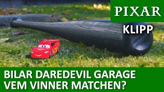 Fotbollsmatch med bilar  Bilar Daredevil Garage [upl. by Haroppiz]