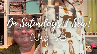 On Saturdays I Sew August 3rd  Finishing the Making Backpack from Noodlehead [upl. by Fayette]