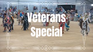 Veterans Special Part 1  2024 Morongo Pow Wow  Powwowscom [upl. by Neeham431]