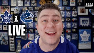 Toronto Maple Leafs vs Vancouver Canucks Watchalong LIVE w Steve Dangle [upl. by Madelon283]