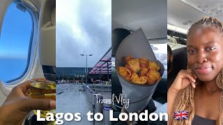 Travel with me to the UK  Travel Vlog  Lagos🇳🇬 to London 🇬🇧 [upl. by Inahteb571]