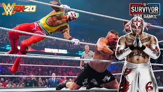 WWE Rey Mysterio VS Brock Lesnar PC gameplay 2024 [upl. by Blunk461]