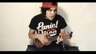 Panic At The Disco  I Write Sins Not Tragedies Ukulele Cover [upl. by Annayr]