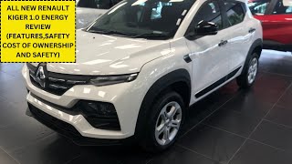 All New Renault kiger 10 Energy Zen AMT Review Features Safety Price and fuel consumption [upl. by Alyahsat947]