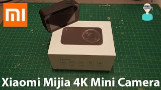 Xiaomi Mijia 4K Mini Camera  Unboxing And Review [upl. by Esom]