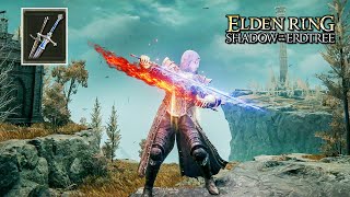 Elden Ring Shadow of the Erdtree  Rellanas Twin Blades Weapon Moveset Showcase [upl. by Neb]