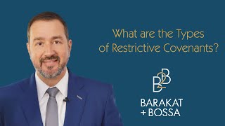 What are the Types of Restrictive Covenants [upl. by Chessa919]