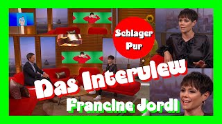 Interview mit der Schweizer Schlager Sängerin Francine Jordi 2021 [upl. by Ettezzil]