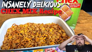 My Favorite Chex Mix Recipe ever The most flavorful and delicious MUST TRY [upl. by Yenahpets]