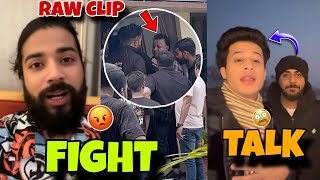 Uk07rider amp Pro rider FIGHT Raw Clip in Police Station 😱  Aamir majid Talk About Aalyan vlogs Fight [upl. by Huebner]