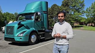 Driving an Electric Semi Truck  Volvo VNRe [upl. by Claudina]