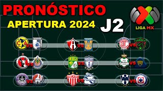 ⚽ El mejor PRONÓSTICO para la JORNADA 2 de la LIGA MX APERTURA 2024  Análisis  Predicción [upl. by Nicolle742]