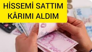 TEMETTÜ HİSSEMİLE DAHA FAZLA DÜŞMEDEN VEDALAŞTIMtemettü [upl. by Eadrahc]