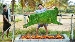 100 Kg FULL BEEF GRILL  Green Beef Barbecue Recipe  Cooking in Village Style [upl. by Eenwat991]