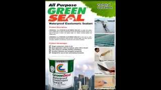 Green Seal Elastomeric Sealant [upl. by Lleirbag]