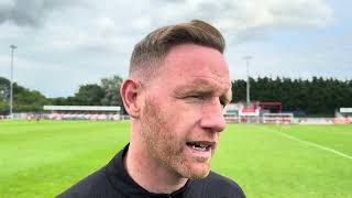 INTERVIEW Brackley Town Manager Gavin Cowan on Shrewsbury Town Friendly [upl. by Sosthena]