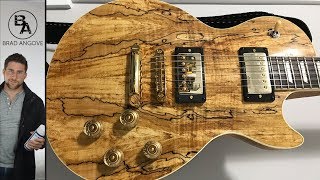 The Spalted Maple Top Les Paul Guitar Kit  Making some massive upgrades [upl. by Naivat]