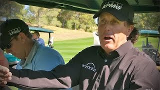 The Match Phil Mickelson Scouts Shadow Creek and Discusses Tiger Woods Strengths [upl. by Eiuqram]