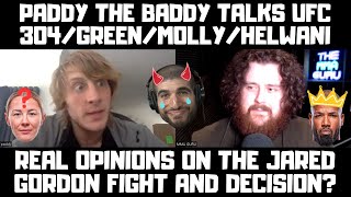 The MMA Guru amp Paddy Pimblett Interview Bobby Green At UFC 304 Defends Molly Gordon Decision [upl. by Aihsik]