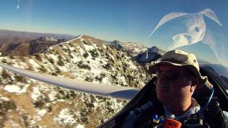 Glider Flying Utahs Wasatch Mountains [upl. by Rasaec]