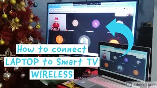 Connect Laptop to TV wireless without HDMI cable  CAST  MIRROR SCREEN  RRs KaARTihan [upl. by Peednam6]