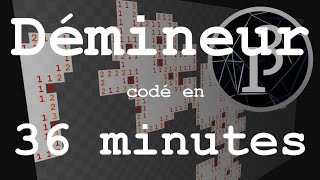 Coder un Démineur en 36 minutes  Défi 12  Processing Java [upl. by Auhso]