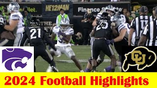 Beginning in Spanish 18 Kansas State vs Colorado Football Game Highlights 10 12 2024 [upl. by Onairam]