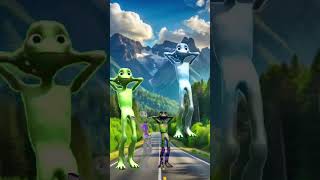 Dame tu cosita green alien dancemusic dance comedy calmdown yt viralshort colors shots [upl. by Anilesor]