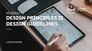 HCI2023L10 Design Principles part II and Guidelines [upl. by Fabiano41]