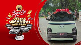 Pemenang Undian Gebyar Semangat Miliaran Periode 1 Wuling AIR EV [upl. by Damon]