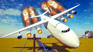 Airplane Crashes and Emergency Landings Survivable Midair Collisions  Besiege [upl. by Medin883]