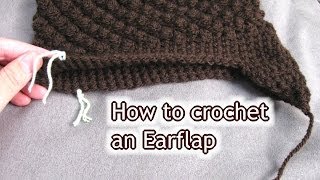 SIMPLE way to ADD an Ear Flaps onto ANY Hat or Beanie  BEGINNER Crochet made EASY [upl. by Ongun761]