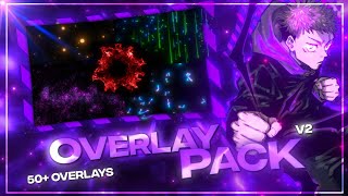 OVERLAY PACK for EDITING V2  50 Overlays [upl. by Lachman860]