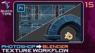 QUICK TIPS  Update Handpainted Blender Textures In Near Realtime Using Photoshop [upl. by Michaud900]