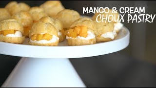 Episode 57 RWCB  MANGO amp CREAM CHOUX PASTRY كريم بف الهمبا [upl. by Ergener]