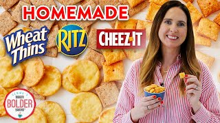 3 Homemade Cracker Recipes for Your Favorite Storebought Brands [upl. by Ttenna672]