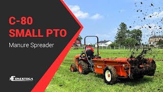 C80 Small PTO Manure Spreader [upl. by Ethelin156]