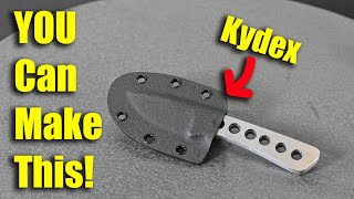 How to Make a Kydex Sheath  Simple Tools Low Cost [upl. by Aidaas]