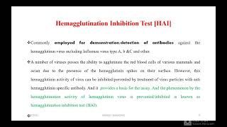 Hemagglutination And Hemagglutination Inhibition Test [upl. by Cloris246]