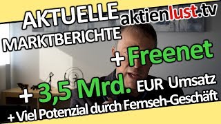 Freenet 35 Mrd EUR Umsatz  Viel Potenzial durch starkes Fernsehgeschäft  Aktienlust [upl. by Neumann336]