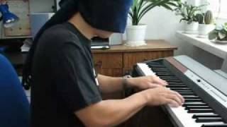 Blind playing Toccata and Fugue on Piano [upl. by Airotciv622]