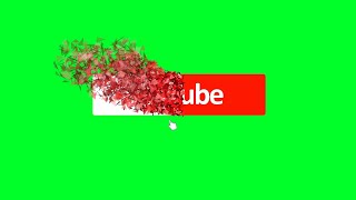 Animated YouTube Green Screen Subscribe Button  No Copyright [upl. by Tedmund]